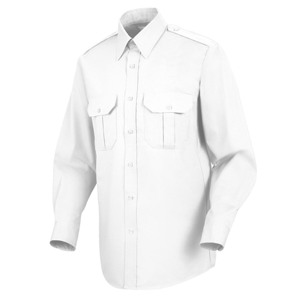 long sleeve white security shirt