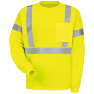 yellow Hi-Visibility Long Sleeve T-Shirt
