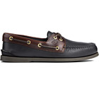 Authentic Original™ Leather Boat Shoe, Black Amaretto, dynamic 1