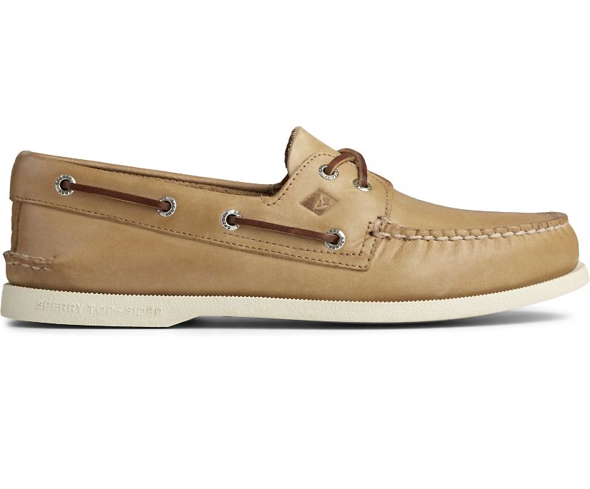 Sperry Top-Sider Authentic Original Mens Oatmeal Boat Shoes 