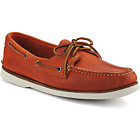 Authentic Original Boat Shoe by Made in Maine, Red Leather, dynamic 1