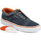 Striper CVO Laceless Slip-On Sneaker, Navy / Orange Canvas, dynamic 1