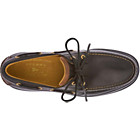 Gold ASV 2-Eye Boat Shoe, Black Leather, dynamic 6