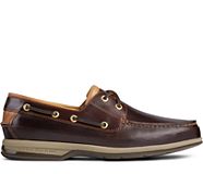 Gold ASV 2-Eye Boat Shoe, Amaretto Leather, dynamic