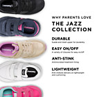 Jazz Hook & Loop Sneaker, Red/Blue/Lime, dynamic 5