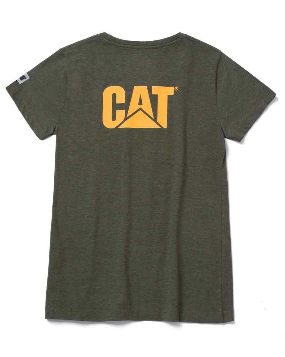 Trademark Tee, Army Moss Heather, dynamic 3