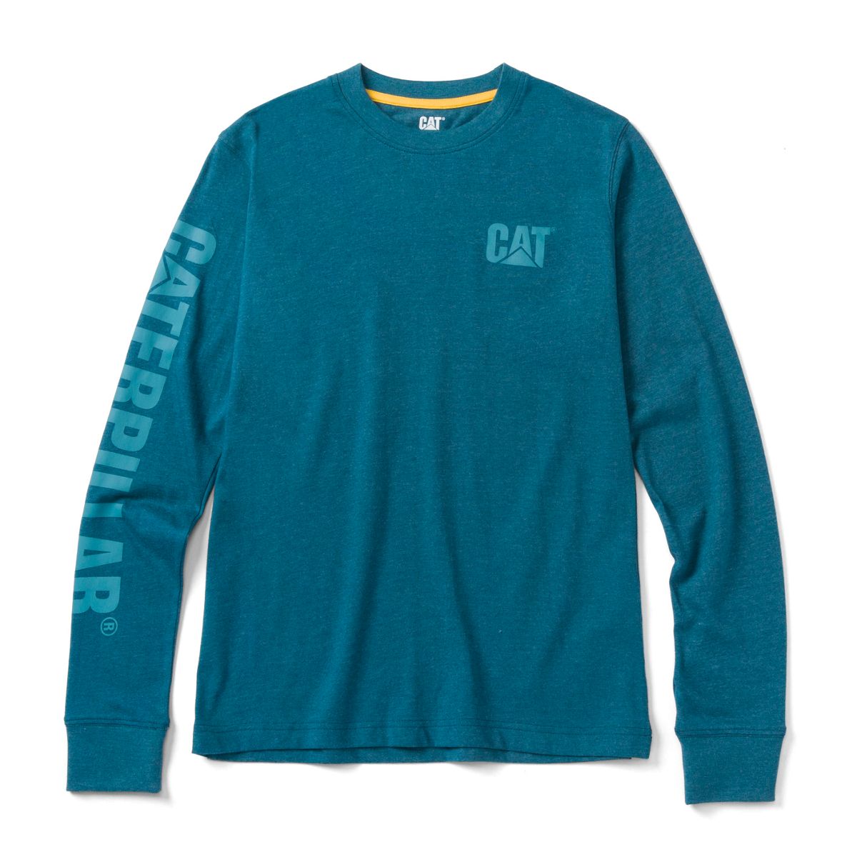 Trademark Banner Long Sleeve Tee, Mallard Heather, dynamic