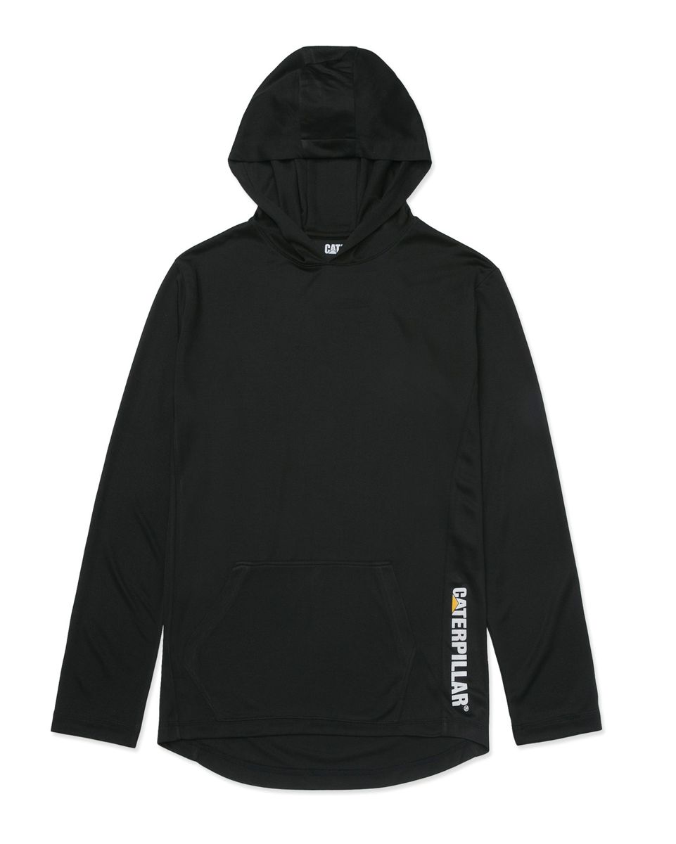 Coolmax Lightweight Pullover Hoodie, Black, dynamic 1