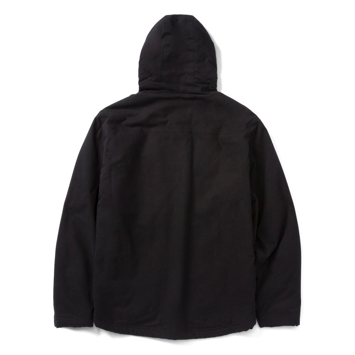 Hooded Sherpa-Lined Jacket, Black, dynamic 3