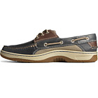 Billfish 3-Eye Boat Shoe, Navy / Brown Leather, dynamic 4