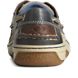 Billfish™ 3-Eye Boat Shoe, Navy / Brown Leather, dynamic 3