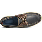 Billfish 3-Eye Boat Shoe, Navy / Brown Leather, dynamic 5