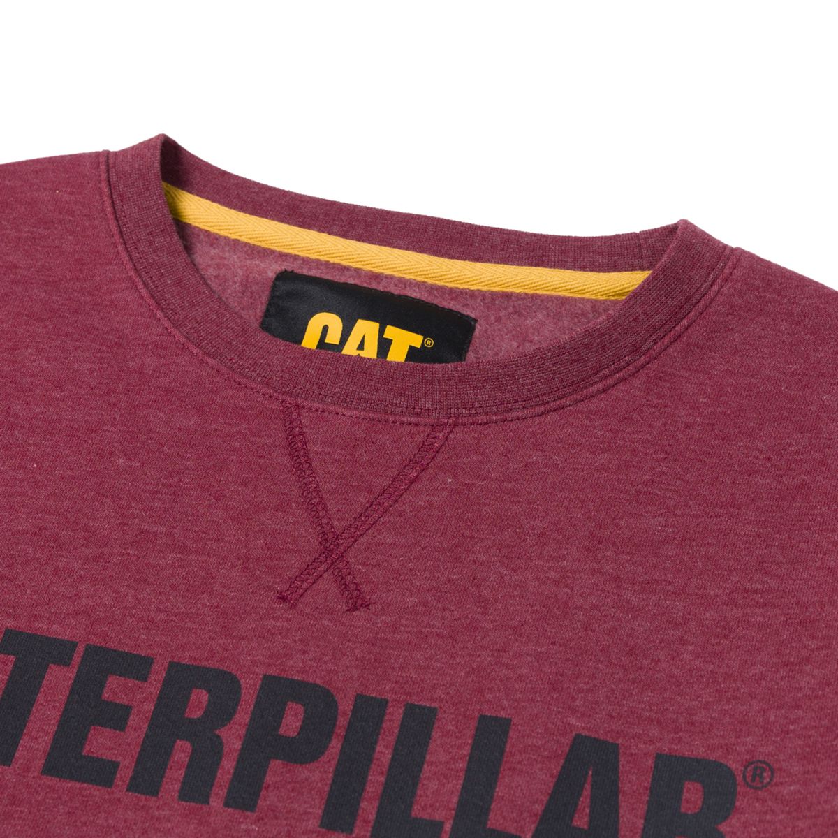 Midweight Crewneck Sweatshirt, Brick Heather, dynamic 4
