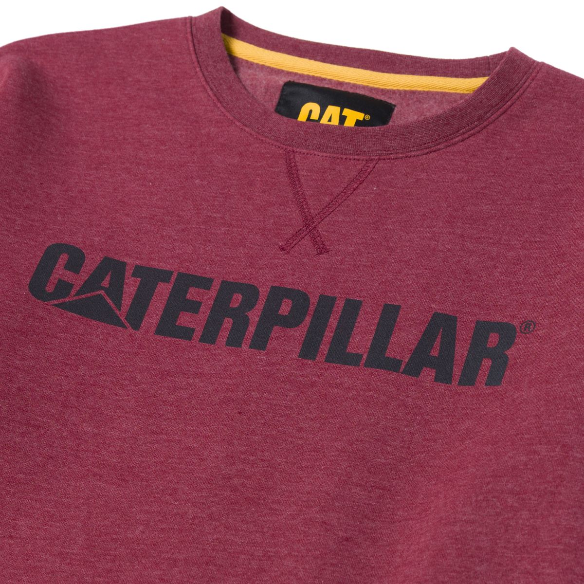 Midweight Crewneck Sweatshirt, Brick Heather, dynamic 3