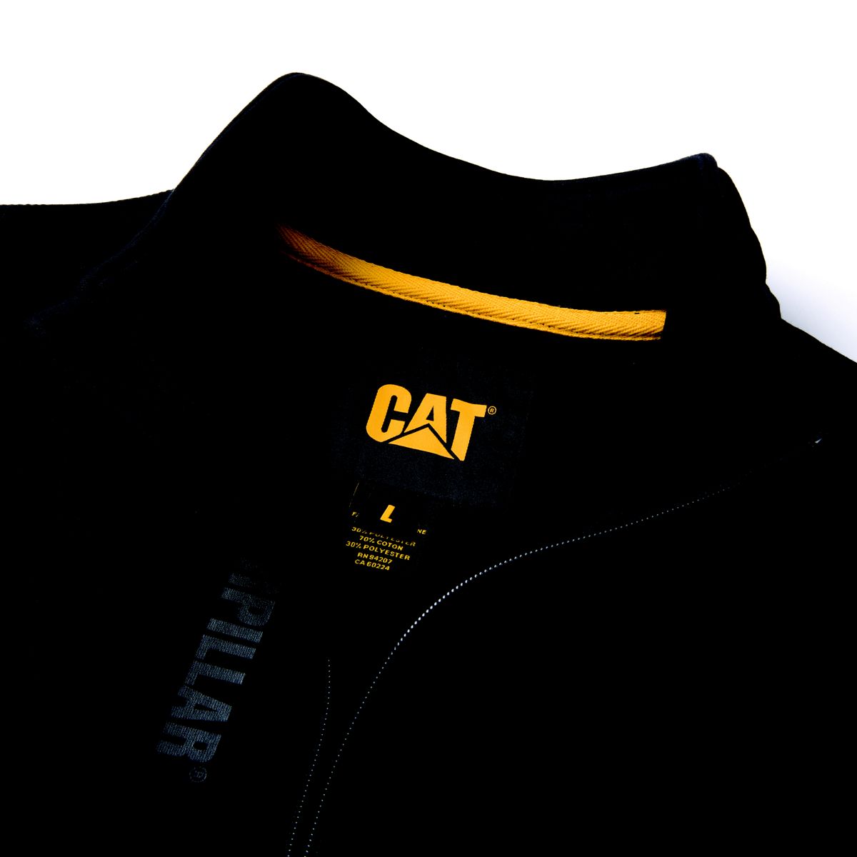 Midweight Quarter Zip Sweatshirt, Black, dynamic 3