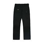 Double Front Stretch Canvas Straight Fit Utility Pant, Black, dynamic 3