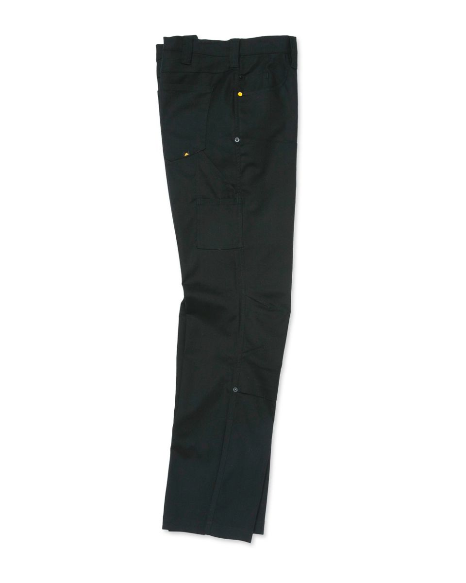 Double Front Stretch Canvas Straight Fit Utility Pant, Black, dynamic 5