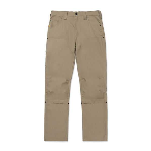Double Front Stretch Canvas Straight Fit Utility Pant, Khaki, dynamic