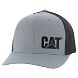 Cat Trademark Trucker Hat, Heather Grey, dynamic 1