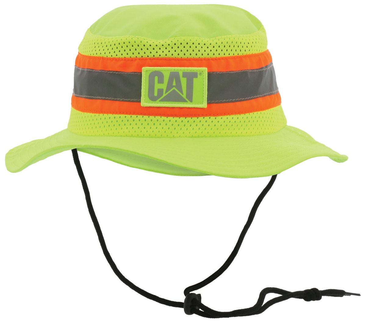 Safety Safari Hat, Hi-Vis Yellow, dynamic 1