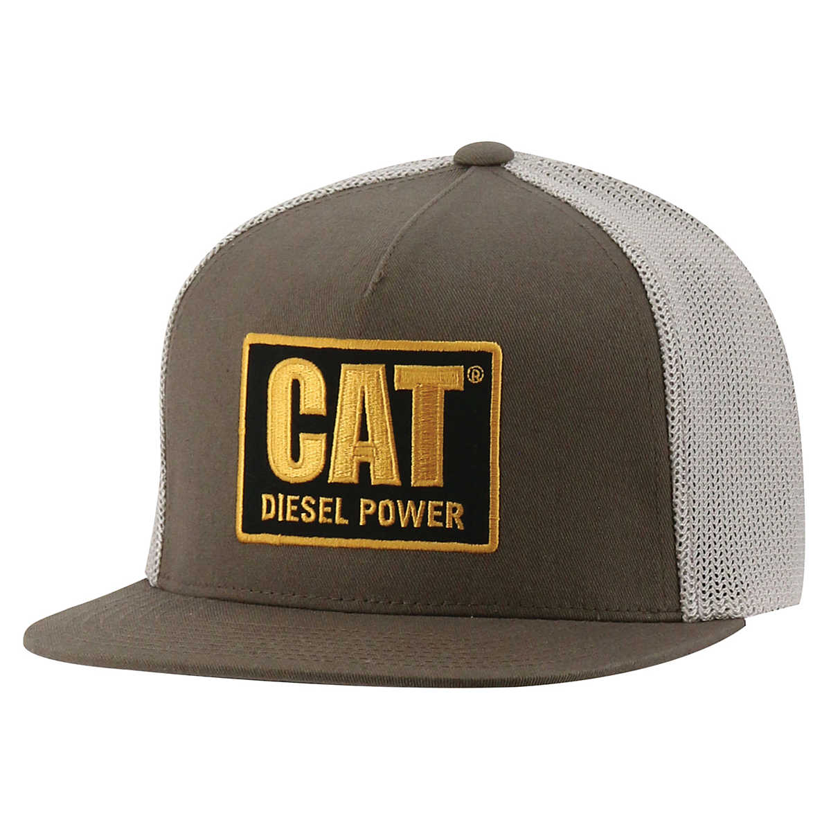 Diesel Power Flat Bill Cap, Dark Earth, dynamic 1
