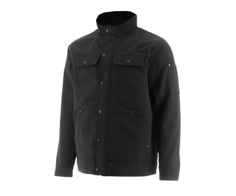 Insulated Utility Jacket, Black, dynamic