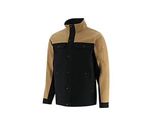Insulated Utility Jacket, Black/Brown, dynamic