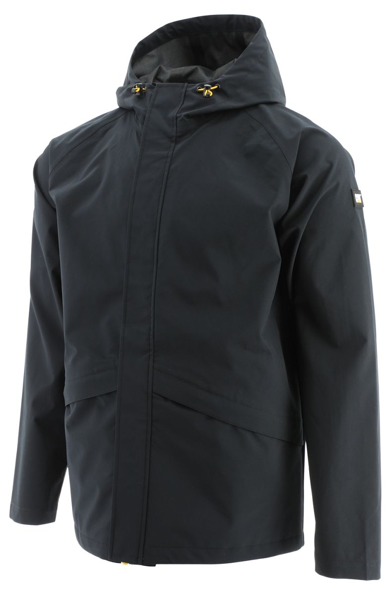 Essential Rain Jacket, Black, dynamic