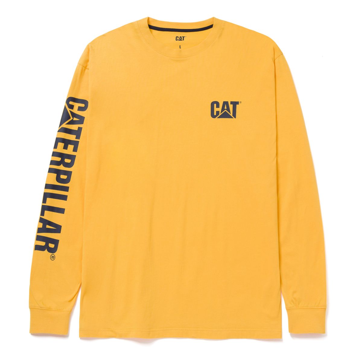 Trademark Banner Long Sleeve Tee, Yellow, dynamic 3