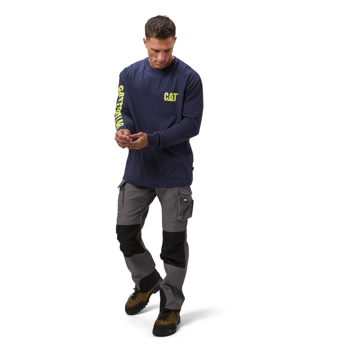 Trademark Banner Long Sleeve Tee, Blue, dynamic 3