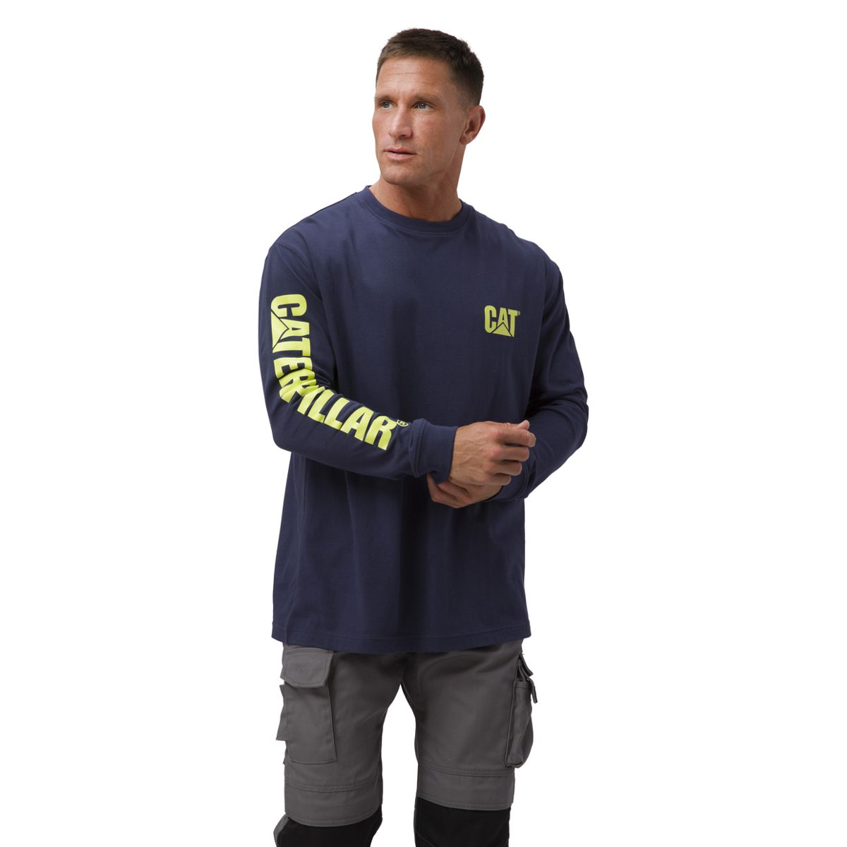 Trademark Banner Long Sleeve Tee, Blue, dynamic 2