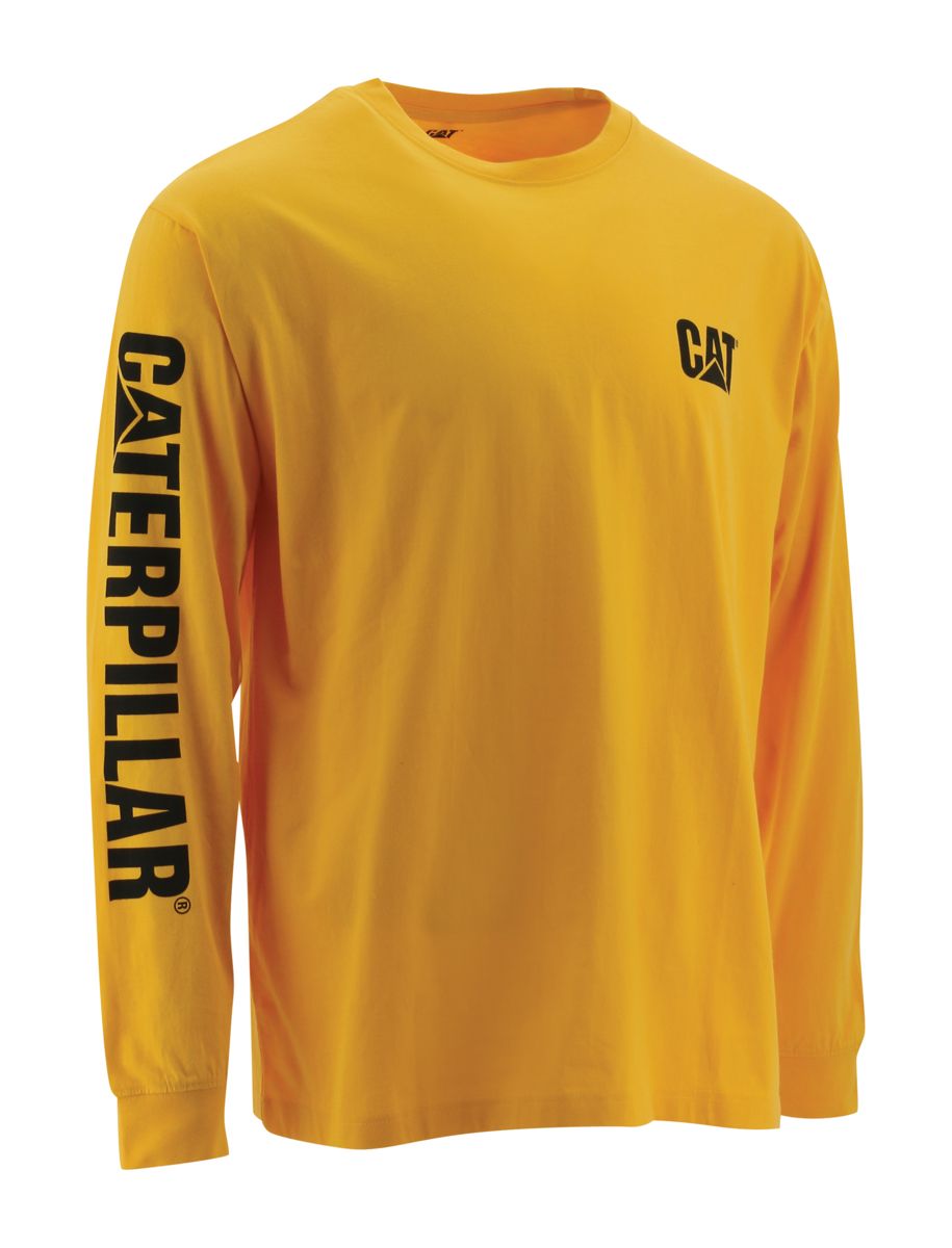 Trademark Banner Long Sleeve Tee, Yellow, dynamic 1