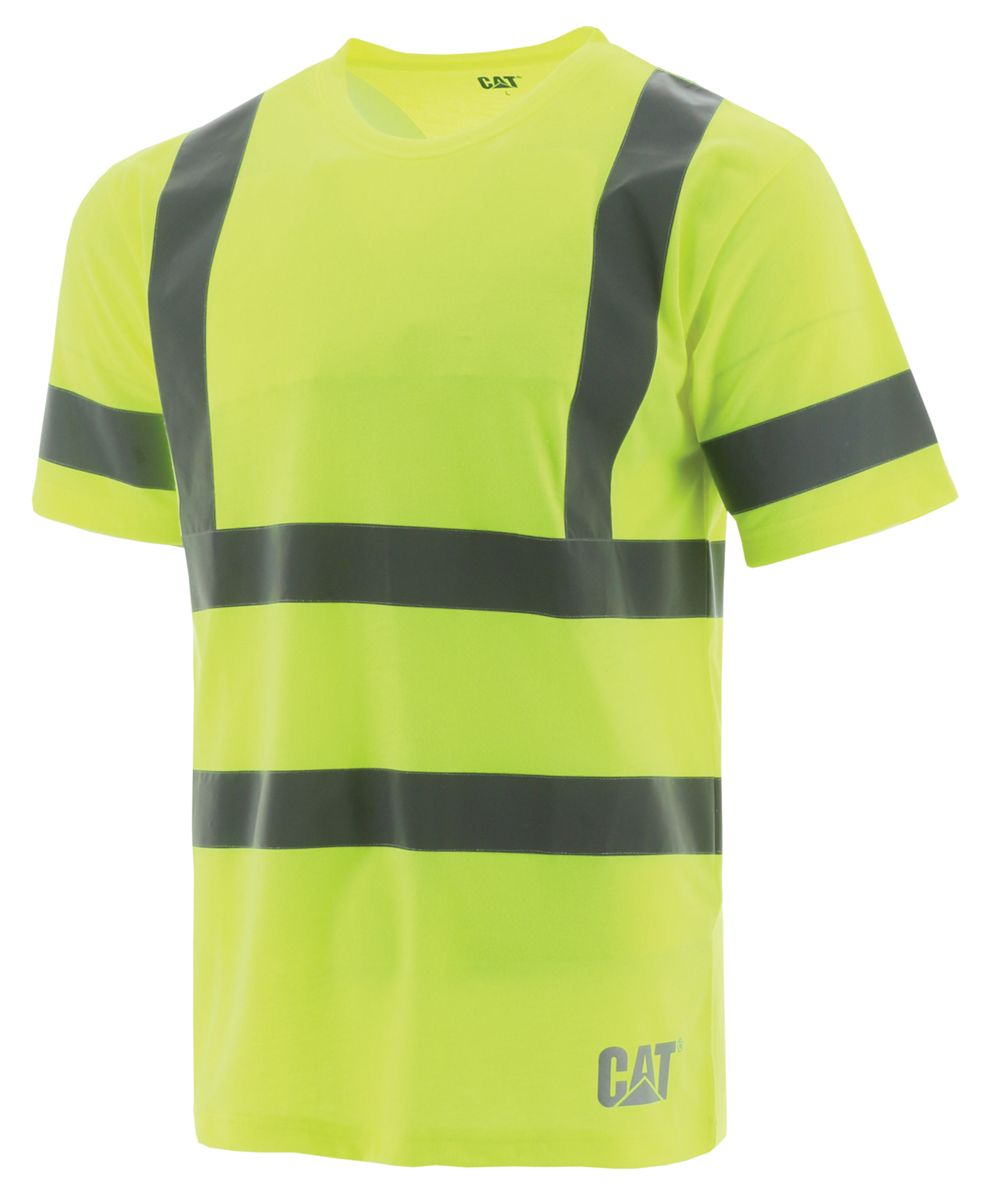 HiVis Class III Tee, Yellow, dynamic