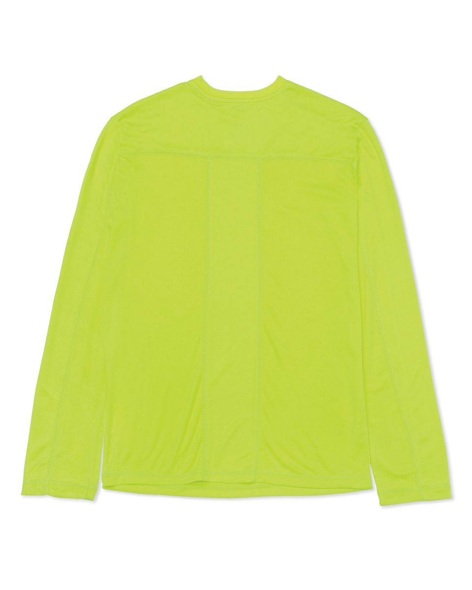 Coolmax Long Sleeve Tee, Hi-Vis Yellow, dynamic 3