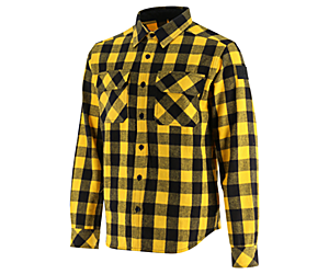 Buffalo Check Heavyweight Shirt, Yellow, dynamic