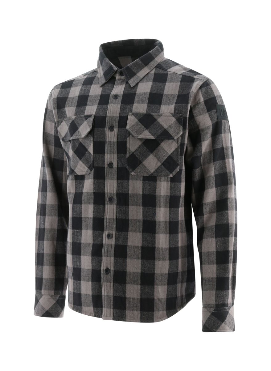 Buffalo Check Heavyweight Shirt, Black, dynamic