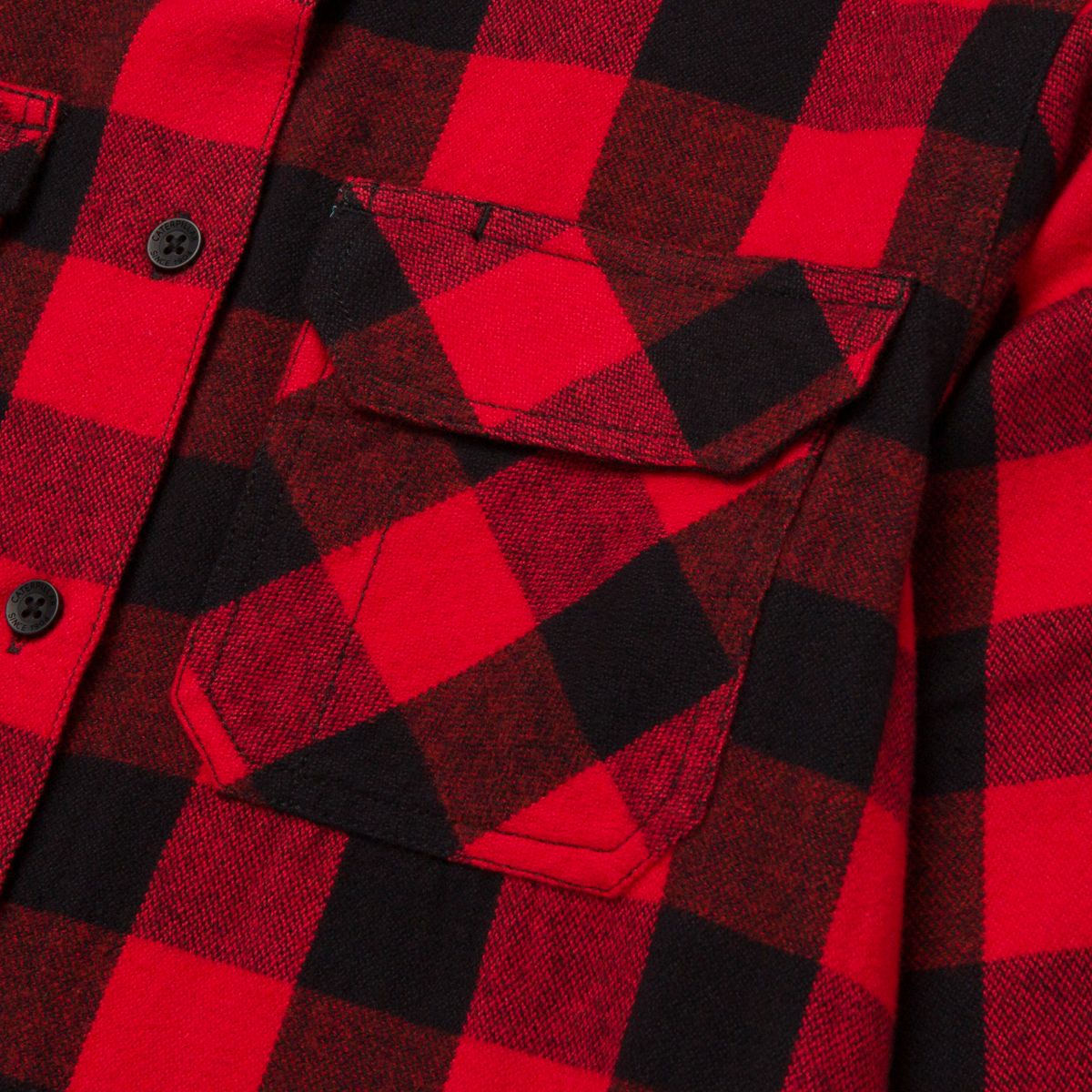 Buffalo Check Heavyweight Shirt, Red, dynamic 4