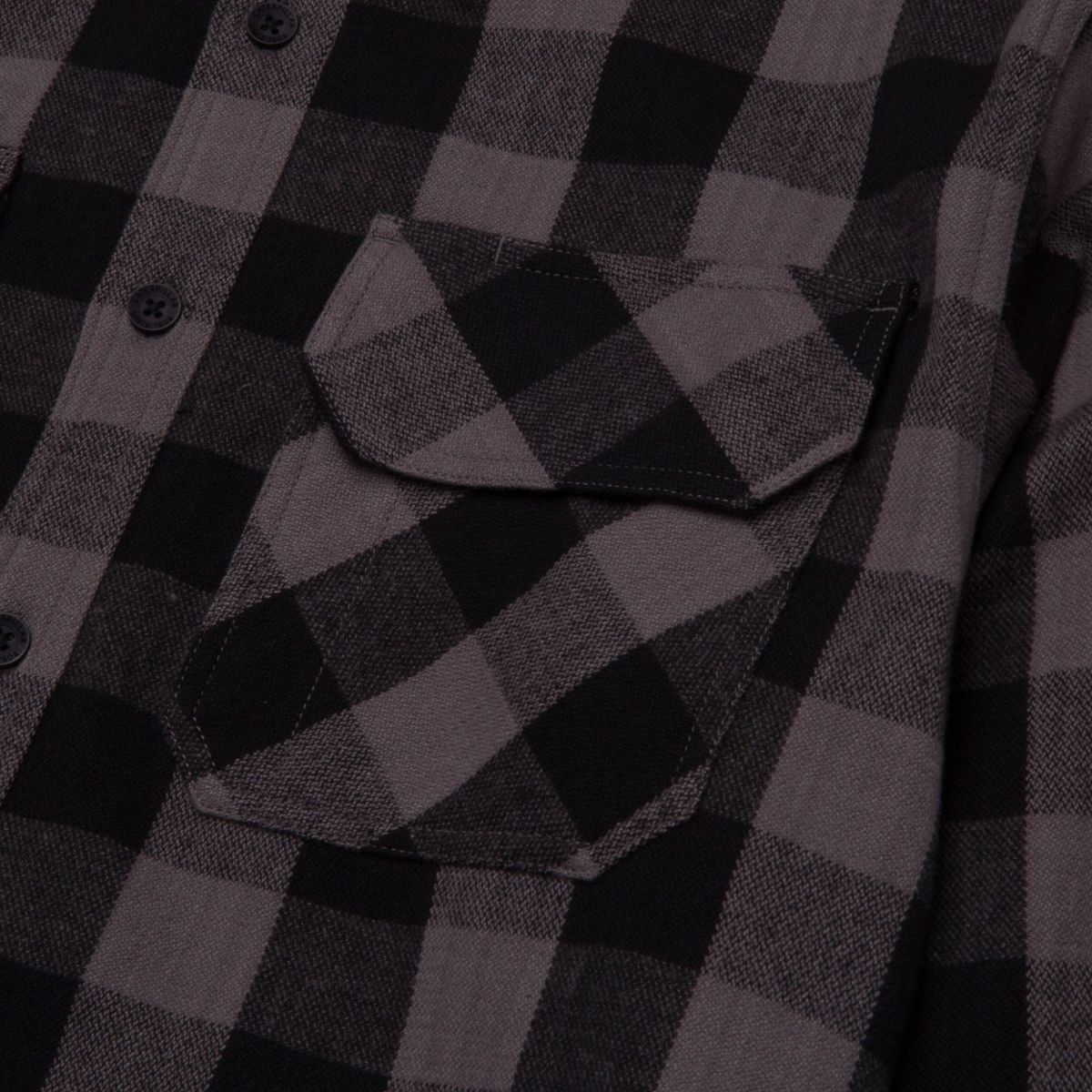 Buffalo Check Heavyweight Shirt, Black, dynamic 4