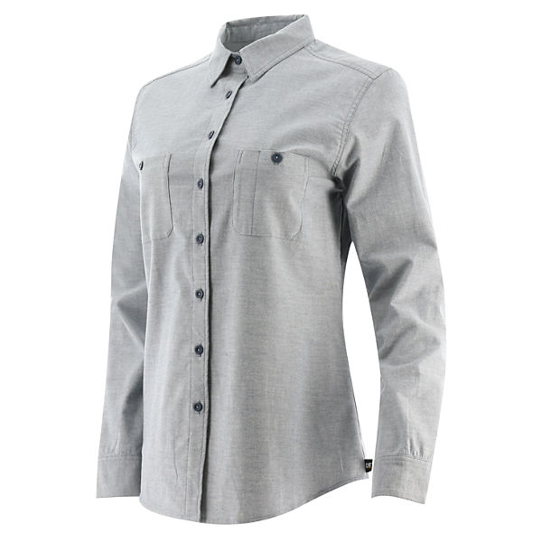 Oxford Long Sleeve Shirt, Denim Blue, dynamic