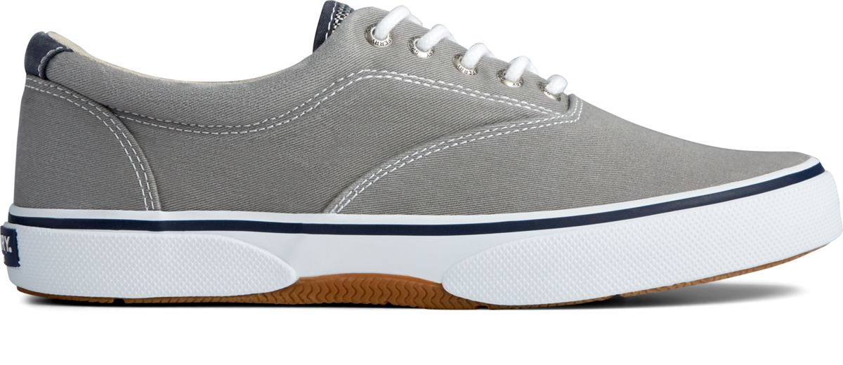 gray sperry sneakers