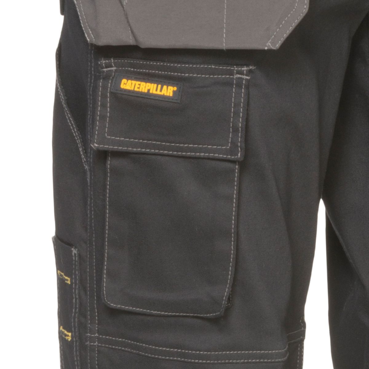 CAT Apparel Pants: Men's 1810008 10109 Water-Resistant Black/Graphite H2O Defender  Pants