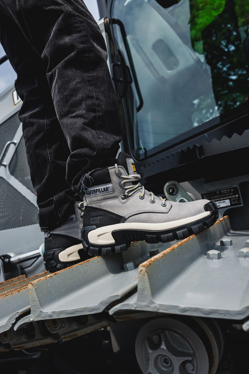 Invader Hi Steel Toe Work Boot, Grey, dynamic 2