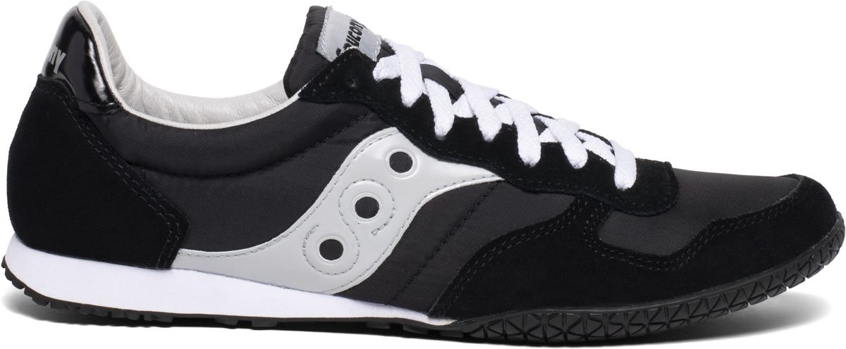 saucony black silver