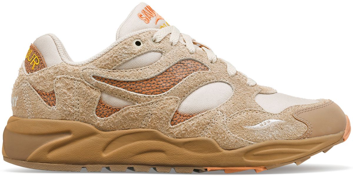 Saucony x Colour Plus Grid Shadow 2, Beach Ramble, dynamic