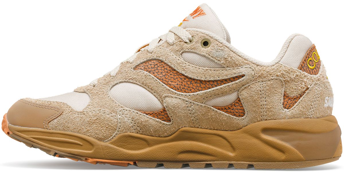 Colour Plus X Saucony Grid Shadow 2, Beach Ramble, dynamic 3