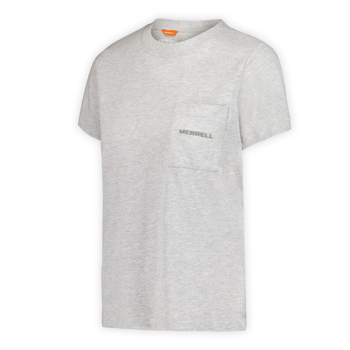 Relaxed Pocket Short Sleeve Tee, Heather Grey, dynamic 6