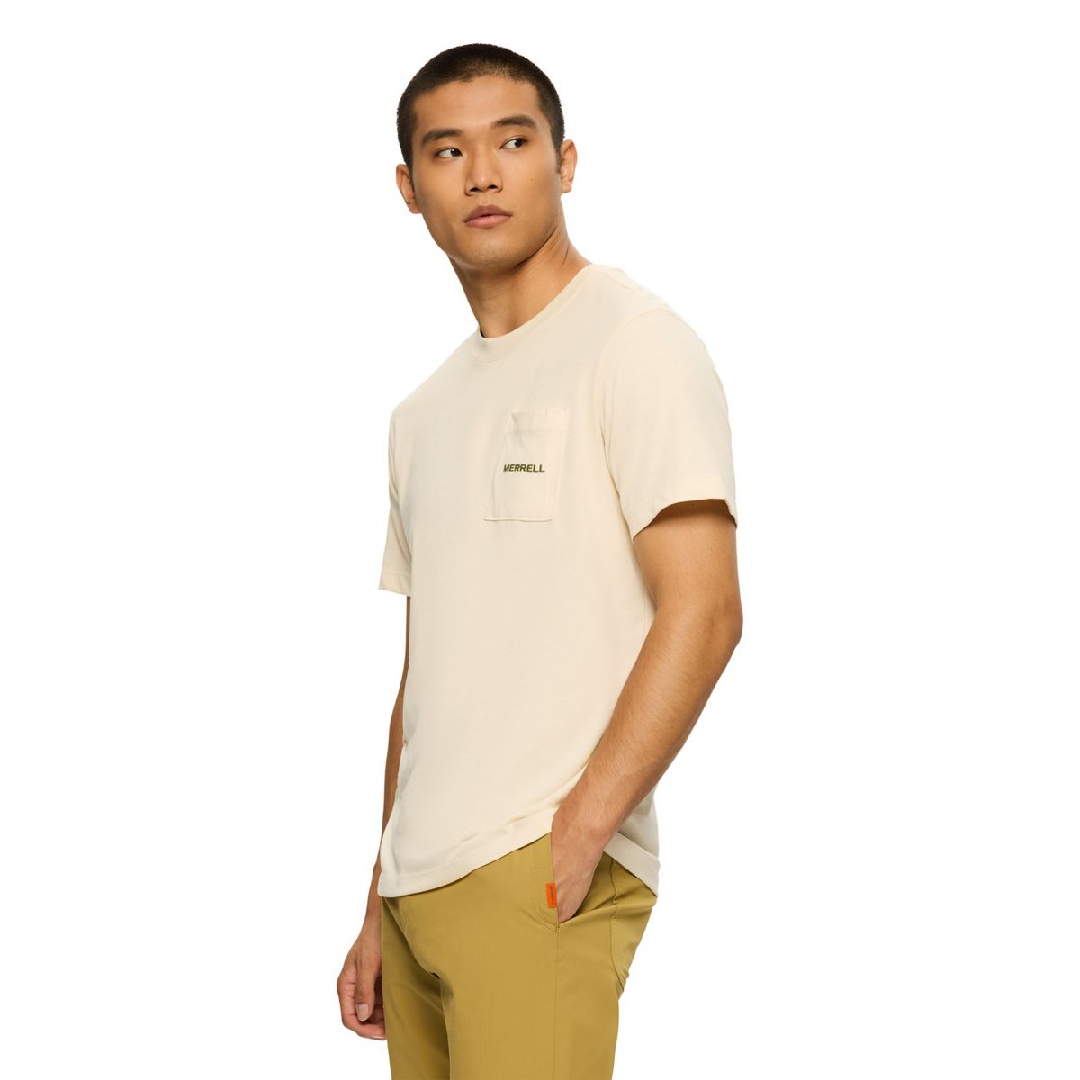 Relaxed Pocket Short Sleeve Tee, Chalk, dynamic 2