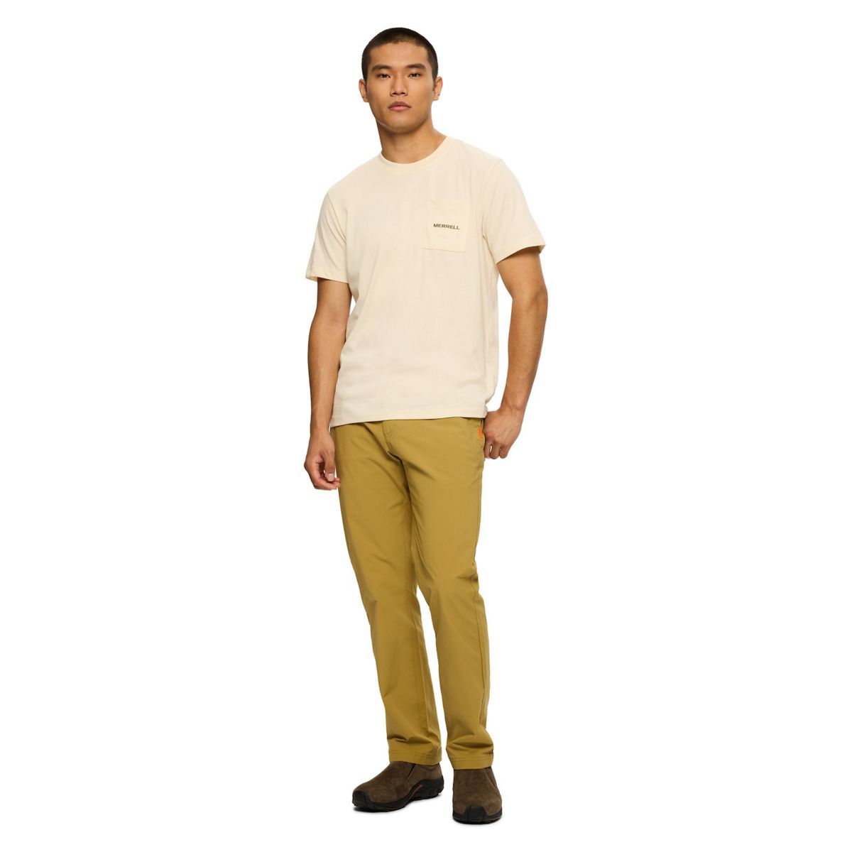 Relaxed Pocket Short Sleeve Tee, Chalk, dynamic 4