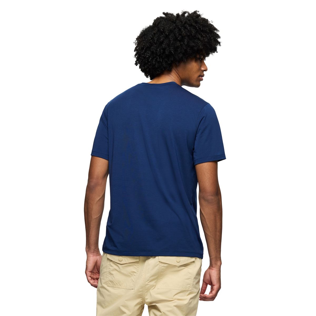 Horizon Tencel Tee, Navy Night, dynamic 3