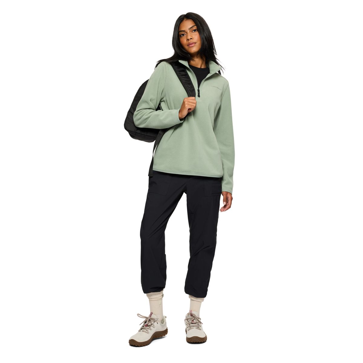White Pine 1/4 Zip, Shale, dynamic 4